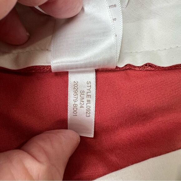 J. Crew Factory 7” flex chino shorts in old red size 30 NWOT- flaw - Picture 8 of 10